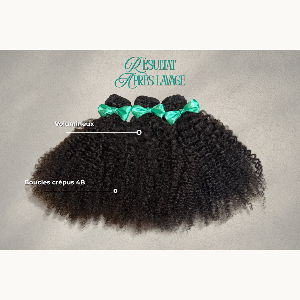 Lots de 3 Tissages -10% - Kinky Curly 4B