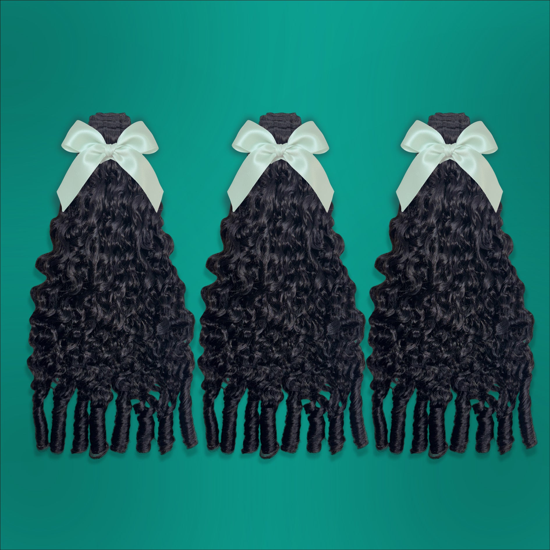 Lots de 3 Tissages - Melanin Curl 3B